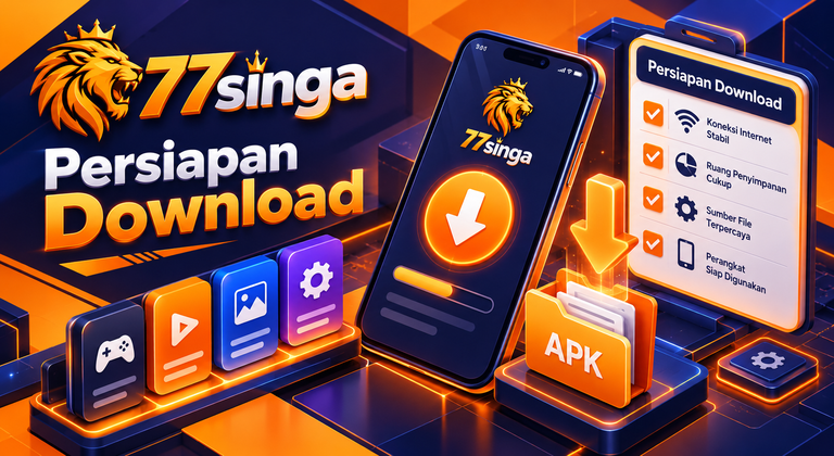 Ilustrasi panduan 77singa